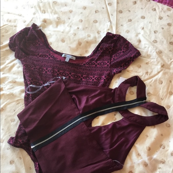 Charlotte Russe Bodysuit no longer available. Crop top has been sold - Picture 2 of 2